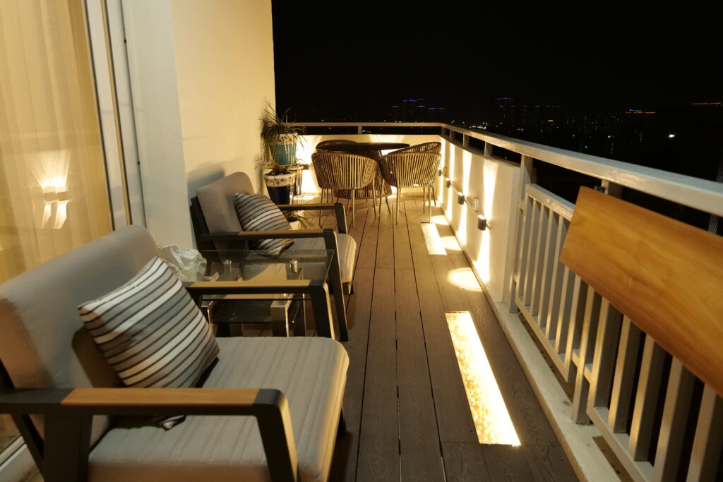 wooden design terrace